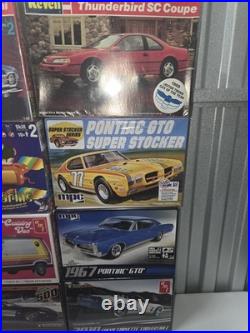 Huge Sealed Model Car Kit Lot 17 AMT MPC Revell Monogram Lindberg Muscle