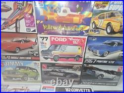 Huge Sealed Model Car Kit Lot 17 AMT MPC Revell Monogram Lindberg Muscle