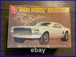 IRON HORSE Ford Mustang AMT 1/25 NIOB! VINTAGE RARE 1967 68 Custom Shelby