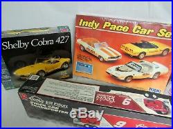 Indy Pace Car Plastic Model Set-shelby Cobra 427-transporter T/t-nos-buy It Now