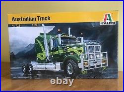 Italeri 1/24 Australian Truck and AMT 1/25 Extendable Heavy Duty Flatbed Trailer