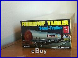 Italeri 1/24 Freightliner FLC Tractor & AMT 1/25 Fruehauf Tanker Trailer