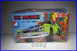 Jo-han 1970 Amc Rebel The Machine Cartoon Box C-1870200 70 1/25 Amt Mint Kit