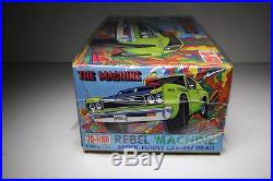 Jo-han 1970 Amc Rebel The Machine Cartoon Box C-1870200 70 1/25 Amt Mint Kit
