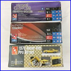 LOT 12 Model Car Building Kits AMT Muscle Cars Dragsters Junkyard Parts Bodies
