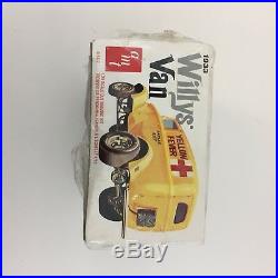 LOT 3 AMT Model Car Building Kits Dukes of Hazard, Willy's Van,'37 Chevy