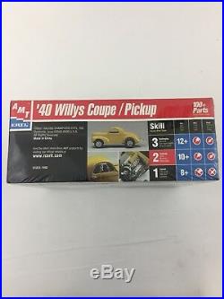 LOT 3 AMT Model Car Building Kits Piranha,'40 Willys Coupe/Pickup, El Camino