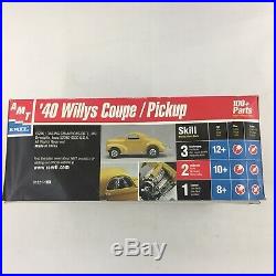 LOT 4 Model Car Building Kits AMT Mean Machine 1940 Willys Coupe Parts Bodies
