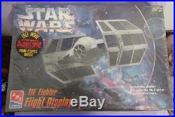 LOT OF 2 AMT STAR WARS Battle of Hoth and TIE Fighter NEW SEALED model kits