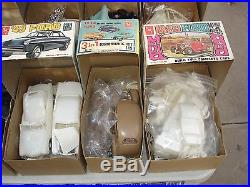 LOT OF 60's 70's MODEL KITS Street Rods AMT & Revell BUILDERS JACKPOT Projects