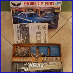LOT of 13 Revell, AMT, Lindberg, Minicraft and Yodel Police Model Kits