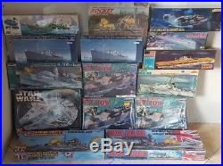 LOT of 15 AMT, Revell, Lindberg, Academy and Dragon Naval and Misc. Model Kits