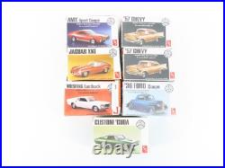 LOT of 7 143 Scale AMT Mustang, 57' Chevy, 36' Ford, AMX & Jaguar Car Kits