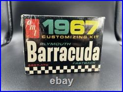 L@@k! Rare Factory-sealed Original Vintage Amt 1967 Plymouth Barracuda Kit Nib