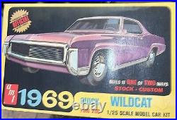 L@@k! Rare Original Vintage Amt 1969 Buick Wildcat Ht Kit Super C@@l