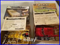 Lot 6 Vintage Toy Model Car Kits, 71 Duster, 76 Dart, Nitro Charger, AMT, MPC