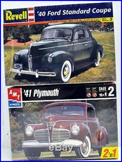 Lot F (10) Amt/ertl Monogram Revell 1/25 Model Car Kits New, Sealed