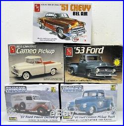 Lot J (5) Amt/ertl Revell 1/25 Model Car / Truck Kits New, Sealed