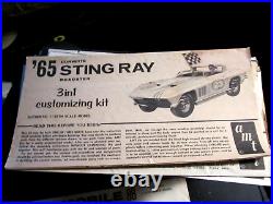 Lot Of 11 1960's Amt Scale Model Instruction Manuals Stingray Cobra & More Bba45