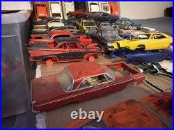 Lot Of 37 Vintage Junkyard Model Parts & Bodies Chargers'57 Chevy Impala Monte