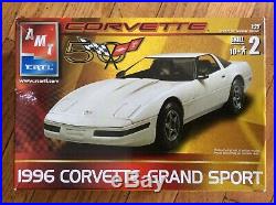 Lot Of 3, Amt Ertl, Corvette 50th Anniv. Edit. Model Kits, 1975, 1996, 1998, New