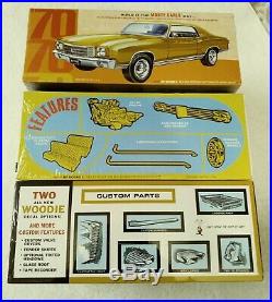 Lot Of 3 Car Model Kits 70 Monte Carlo Ss Gasser II 65 Continental New Sealed