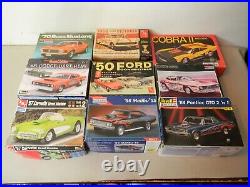 Lot boxed model kits parts junkyard amt monogram revell A