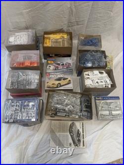 Lot of 12 Plastic Model Car and Airplane Kits Amt Lindberg Revell Monogram