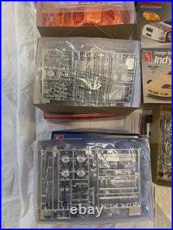 Lot of 12 Plastic Model Car and Airplane Kits Amt Lindberg Revell Monogram