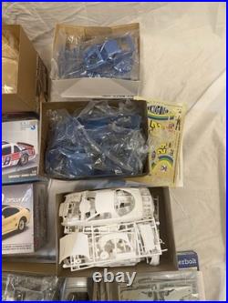 Lot of 12 Plastic Model Car and Airplane Kits Amt Lindberg Revell Monogram