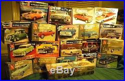 Lot of 21 AMT & REVELLE Vintage Car CLASSICS/HOT ROD Model Kits Sealed/Unbuilt