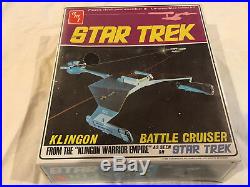 Lot of 3 Vintage 1966-1968 AMT S952 Star Trek Klingon Model Kits