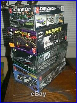 Lot of 4x AMT & Revell Batman 1989-1995 Movie Model Kits Brand New & Sealed