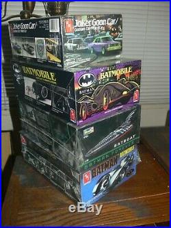 Lot of 4x AMT & Revell Batman 1989-1995 Movie Model Kits Brand New & Sealed