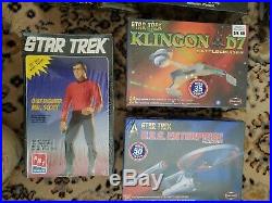 Lot of 5 Star Trek Model Kits Polar Lights & AMT All New Sealed