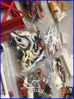 Lot of 6 Plus Built Car Model Kit Assorted Cars Plastic Vintage And Accessories