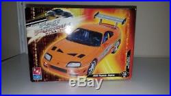 Lot of 7 AMT The Fast and the Furious Plastic Model Car Kits 1/25 scale