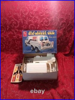 M20e Rare complete AMT Six Wheel Ford Custom Van With Trail Bike Model Kit