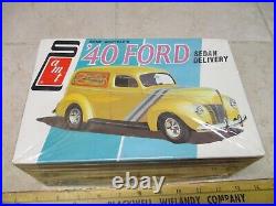 MIB 1969 Orig Issue VTG'40 Ford Sedan 2in1 Model/Kit AMT USA 2540 1940 1/25