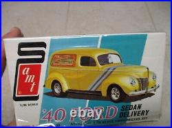 MIB 1969 Orig Issue VTG'40 Ford Sedan 2in1 Model/Kit AMT USA 2540 1940 1/25