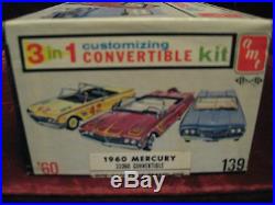 MIB Rare VTG 1960 Mercury Convertible Model/Kit AMT USA 33360 Impeccable AAA+