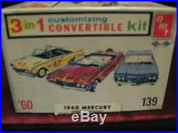 MIB Rare VTG 1960 Mercury Convertible Model/Kit AMT USA 33360 Impeccable AAA+