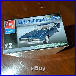 MODEL CAR KIT LOT (2 KITS) AMT ERTL 69 Ford Galaxie Hard Top & 69 Buick Riviera