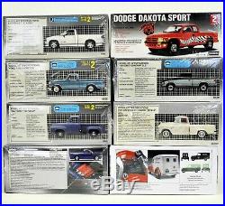 MODEL CAR LOT B (8) AMT LINDBERG MONOGRAM REVELL 1/25 scale TRUCK KITS NIB