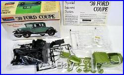 MODEL CAR LOT M (10) AMT LINDBERG REVELL MONOGRAM 1/24 1/25 MODEL CAR kits