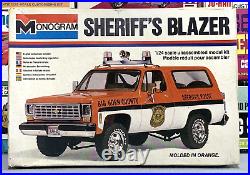 MONOGRAM 1980 CHEVROLET K5 4x4 SHERIFF's BLAZER KIT#2249 AMT MPC NOS S/I