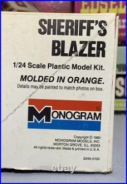 MONOGRAM 1980 CHEVROLET K5 4x4 SHERIFF's BLAZER KIT#2249 AMT MPC NOS S/I