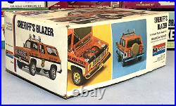 MONOGRAM 1980 CHEVROLET K5 4x4 SHERIFF's BLAZER KIT#2249 AMT MPC NOS S/I