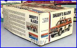 MONOGRAM 1980 CHEVROLET K5 4x4 SHERIFF's BLAZER KIT#2249 AMT MPC NOS S/I