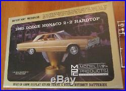 MPC 1965 Dodge Monaco 2+2 HT Annual Kit # 3 Unbuilt in Box 65